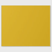 Mustard Yellow Solid Color Cadeaupapier (Vlak)