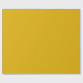 Mustard Yellow Solid Color Cadeaupapier (Vlak)