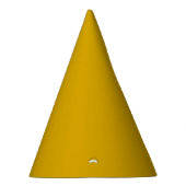 Mustard Yellow Solid Color Feesthoedjes (Rechts)