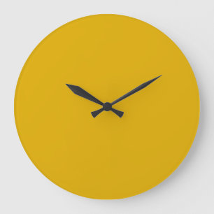 Mustard Yellow Solid Color Grote Klok