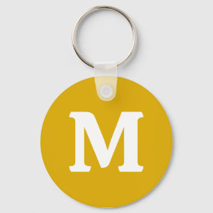 Mustard Yellow Solid Color Sleutelhanger