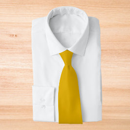 Mustard Yellow Solid Color Stropdas