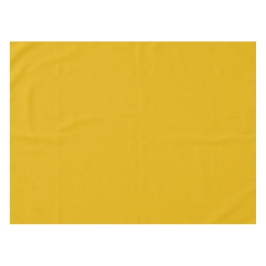 Mustard Yellow Solid Color Tafelkleed (Voorkant (Horizontaal))