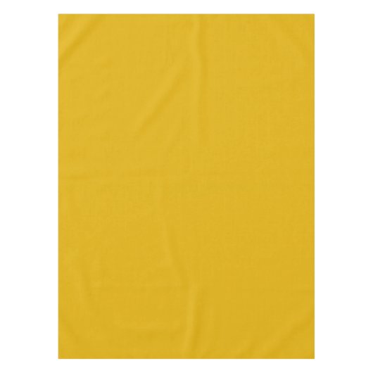 Mustard Yellow Solid Color Tafelkleed (Voorkant)