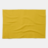 Mustard Yellow Solid Color Theedoek (Horizontaal)