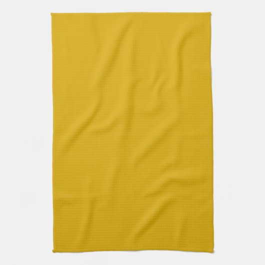 Mustard Yellow Solid Color Theedoek (Verticaal)
