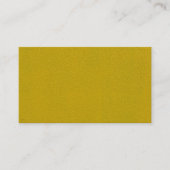 Mustard Yellow Stucco City Wall Visitekaartje (Voorkant)