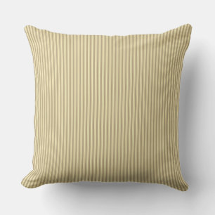 Mustard Yellow Ticking Stripe Kussen