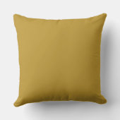 Mustard Yellow Ticking Stripe Kussen (Achterkant)