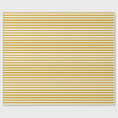 Mustard Yellow | Wappapier met witte streep Cadeaupapier (Vlak)