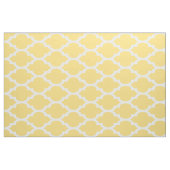 Mustard Yellow, wat Marokkaans Quatrefoil Pattern Stof (Fat Quarter)