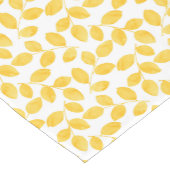 Mustard Yellow Waterverf verlaat patroonpatroon Korte Tafelloper (Hoek)