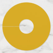 Mustard Yellow Wijnglaslabel (Achterkant)