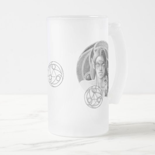 Musteleila Frosted Mok (Voorkant rechts)