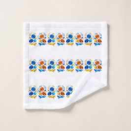 Muster aus Blumen Washandje