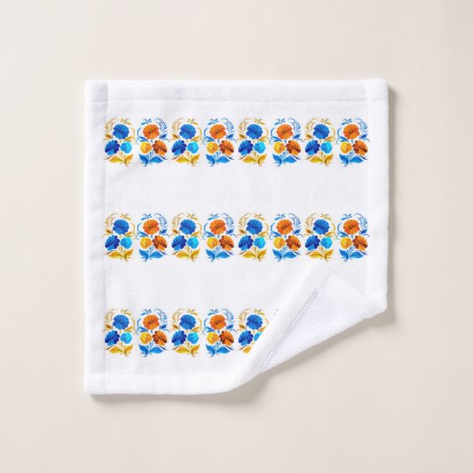 Muster aus Blumen Washandje (Wasdoekje)