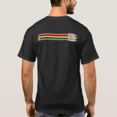 Muster "FDLF Ride MTB alleen" Donkere T-shirt (Achterkant)
