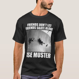 Muster "FDLF-Schaats alleen" Donkere T-shirt