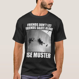 Muster "FDLF-Schaats alleen" Donkere T-shirt