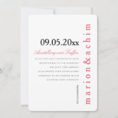 Muster grafisch Polka Punkte Einladung dezent (Voorkant)