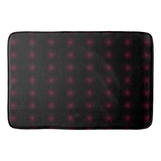 Muster in schwarz und rosa badmat (Voorkant)