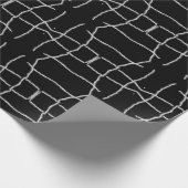 Muster in Schwarz und Weiß Cadeaupapier (Hoek)