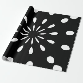 Muster in Schwarz und Weiß Cadeaupapier