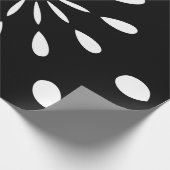Muster in Schwarz und Weiß Cadeaupapier (Hoek)