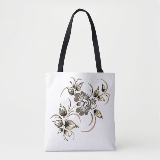 Muster mit Blume Tote Bag (Voorkant)