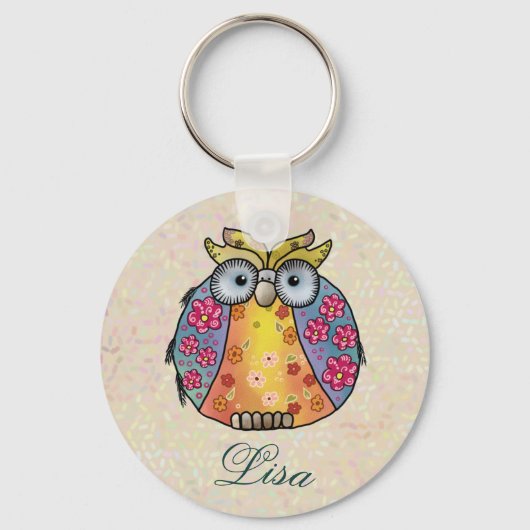 Mustereule Sleutelhanger (Voorkant)