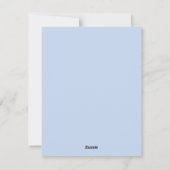 Musteringuin Geburtstag Feestdagenkaart (Achterkant)