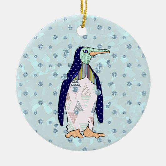 Musteringuin Keramisch Ornament (Voorkant)