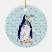 Musteringuin Keramisch Ornament (Achterkant)