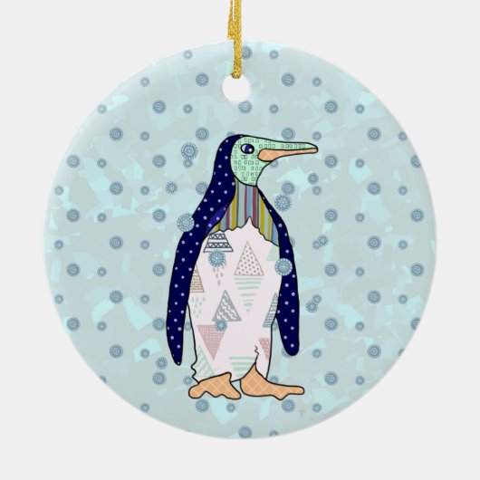 Musteringuin Keramisch Ornament (Achterkant)