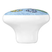 Musteroktopus Keramische Knop (Zijkant)