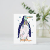 Musterpinguïn Briefkaart (Staand voorkant)