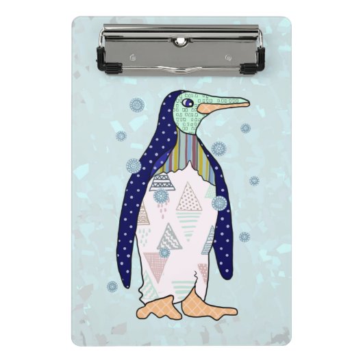Musterpinguin  mini klembord (Voorkant)