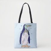Musterpinguin Tote Bag (Voorkant)