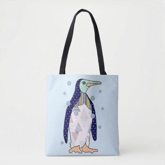 Musterpinguin Tote Bag (Voorkant)