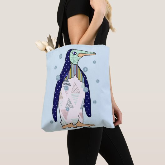 Musterpinguin Tote Bag (Dichtbij)