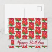 Musterroos Briefkaart (Voorkant / Achterkant)