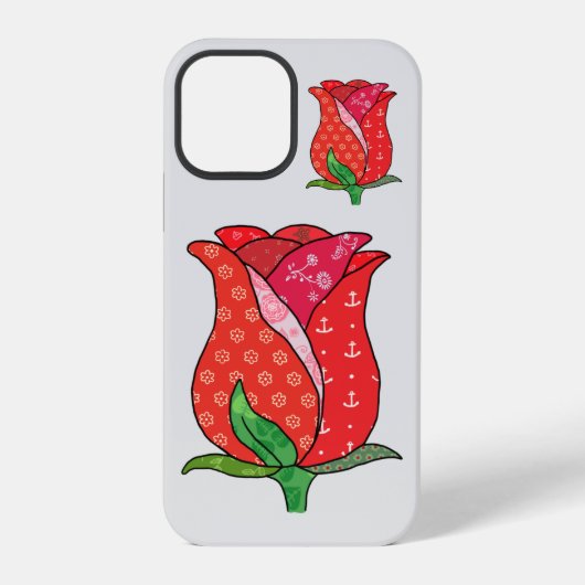 Musterrose iPhone hoesje (Achterkant)