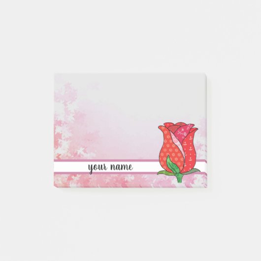 Musterrose , personalisiert post-it® notes (Voorkant)