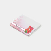 Musterrose , personalisiert post-it® notes (Schuin)