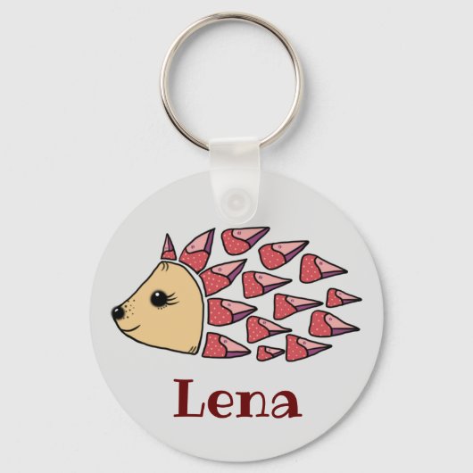 Musterstachel personalisiert sleutelhanger (Voorkant)