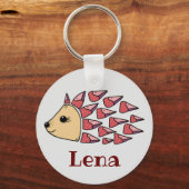 Musterstachel personalisiert sleutelhanger (Voorkant)