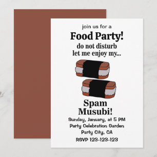 Musubi laat me genieten van mijn Spam Musubi Kaart