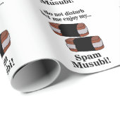 Musubi laat me genieten van mijn spammusubi cadeaupapier (Rol Hoek)
