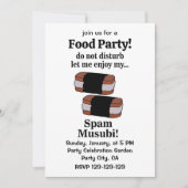 Musubi laat me genieten van mijn spammusubi kaart (Voorkant)