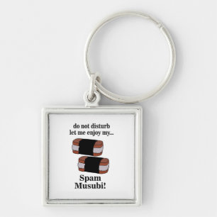 Musubi laat me genieten van mijn spammusubi sleutelhanger